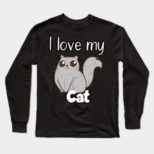 Pet - I love my cat Long Sleeve T-Shirt